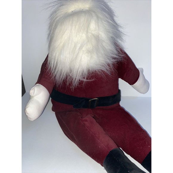 Woof & Poof Velveteen Christmas Plush Santa Musical VTG 1994 Handmade 22” - Picture 3 of 6